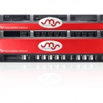 An example of rack server corporate branding